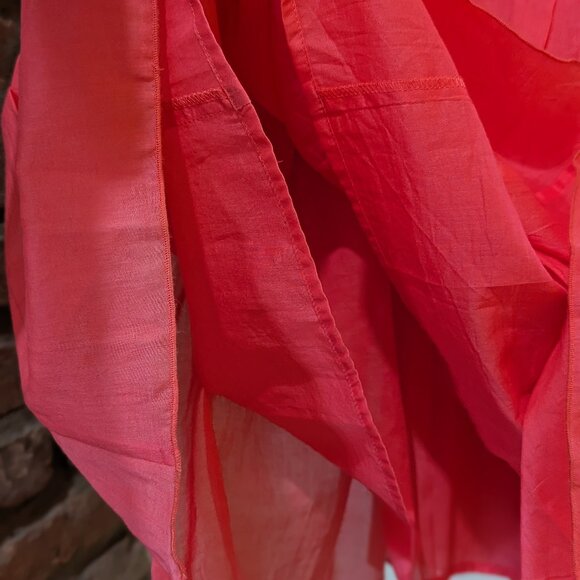 Armani Jeans - Bright pink midi dress sz 12 - Picture 5 of 7